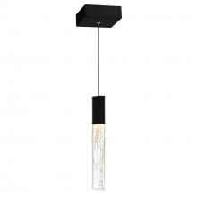  1589P5-1-101 - Greta Integrated LED Black Mini Pendant