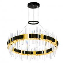  1592P32-612 - Aya LED Integrated Pearl Black Chandelier