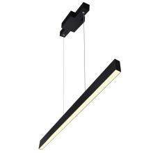  1701P47-101 - Pienza 47 in LED Integrated Black Chandelier