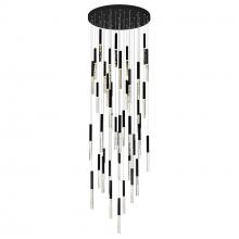  1703P32-45-101 - Dragonswatch LED Integrated Chandelier with Black Finish