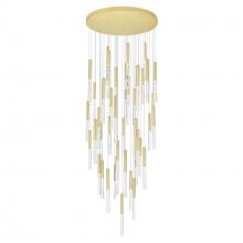  1703P32-45-602 - Dragonswatch LED Integrated Chandelier with Satin Gold Finish
