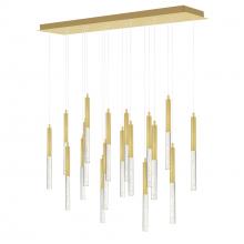  1703P48-18-602-RC - Dragonswatch Integrated LED Satin Gold Chandelier