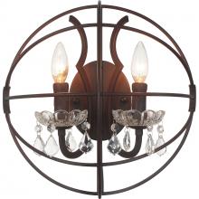  5465W14DB-2 - Campechia 2 Light Wall Sconce With Brown Finish