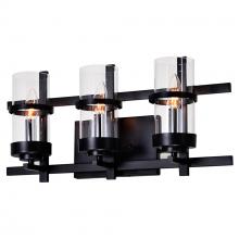  9827W21-3-101 - Sierra 3 Light Wall Sconce With Black Finish