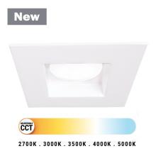  45371-011 - 3.5 Inch Square Fixed Downlight in White
