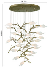  47226-012 - Matera 36" LED Chandelier In Gold