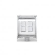  EFDOWPW - Dual Duplex Switch Weatherproof Surface Mount and Gang Box - 20 Amp Per Pole