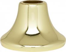  90/2189 - Flanged Steel Neck; 9/16" Hole; 1-3/16" Height; 3/4" Top; 1-3/4" Bottom Seats; Brass
