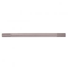  90/2508 - Steel Pipe; 1/8 IP; Raw Steel Finish; 6" Length; 3/4" x 3/4" Threaded On Both Ends