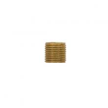  90/2519 - 1/4 IP Solid Brass Nipple; Unfinished; 5/8" Length; 1/2" Wide