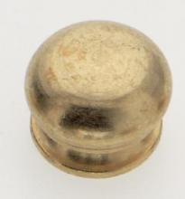  90/626 - Brass Knob; 1/8 IP; Burnished And Lacquered Brass
