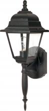  60/3455 - Briton; 1 Light; 18 in.; Wall Lantern with Clear Seed Glass; Color retail packaging