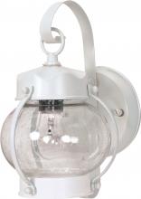  60/3457 - 1 Light; 10-5/8 in.; Wall Lantern Onion Lantern with Clear Seed Glass; Color retail packaging