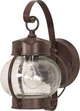  60/3458 - 1 Light; 10-5/8 in.; Wall Lantern; Onion Lantern with Clear Seed Glass; Color retail packaging