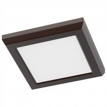  62/1906 - Blink Performer - 8 Watt LED; 5 Inch Square Fixture; Bronze Finish; 5 CCT Selectable