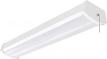  65/1091 - LED 2 ft.- Ceiling Wrap with Pull Chain - 20W - 3000K - White Finish - 120V
