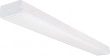  65/1132 - LED 4 ft.- Wide Strip Light - 38W - 4000K - White Finish - with Knockout
