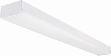  65/1142 - LED 4 ft.- Wide Strip Light - 40W - 4000K - White Finish - with Knockout and Sensor