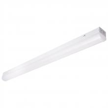  65/1701 - 4 ft. LED; Linear Strip Light; Wattage and CCT Selectable; White Finish; Microwave Sensor