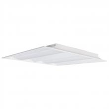  65/696 - 2X2 Emergency Backup; Double Basket LED Troffer Fixture; Wattage Selectable; CCT Selectable; Lumens