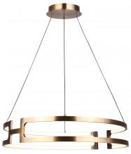  LCH278A24PGD - BETTONY, 24" W Cord LED Chandelier, Silicone, 30W LED (Int.), Dimm.,3000K 2100L, 4000K 2200Ls