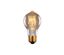  B-A60-23LG - Bulb, Edison Bulbs, 60W E26, Light Yellow Color, A60 Cone Shape, 2500hours