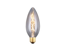  B-C35-7C - Bulb, Edison Bulbs, 40W E12, Clear Color, C35 Cone Shape, 2500hours