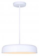  LCH281A18WH - ZARIA, MWH Color, 18" W Rod LED Chandelier, Acrylic, 42W LED (Int.), Dimm., 2200 lm, 3/4/5000K 3