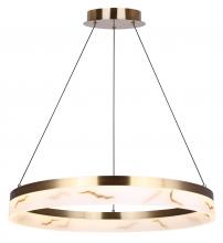  LCH294A24GD - ELYNN, 23.5" W Cord LED Chandelier, Marble Acrylic, 30.5W LED (Int.), Dimm., 2100lm, 3/4/5000K 3