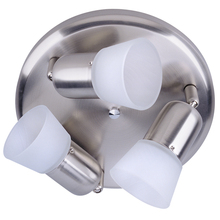  ICW5351 - Omni, Triple Head Ceiling/Wall, Frosted Glass, 60W A15 or R16
