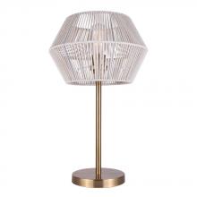  ITL1120A22GD - WILLOW, ITL1120A22GD, 1 Lt Table Lamp, 60W Type A, on/off on cord, 13" W x 21.25" H