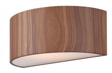 IWL318A13BKW - Dexter, MBK + Faux Wood Color, 1 Lt 13" W Wall Sconce, 60W Type A