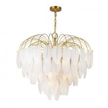 AC11782BR - Alessia Collection 19-Light Chandelier Brushed Brass