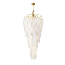  AC11784BR - Alessia Collection 21-Light Chandelier Brushed Brass