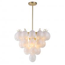  AC11999WH - Globo Collection 9-Light Chandelier Brass