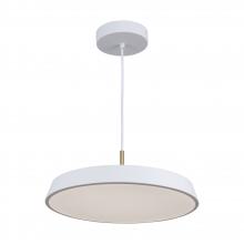  AC6901WH - Lexi Collection 1-Light 16" Pendant White
