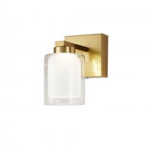  AC7391BR - Saville Collection 1-Light Bathroom Brass