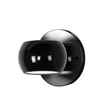  WS46604-GBK - Flux 4-in Gloss Black LED Wall Sconce