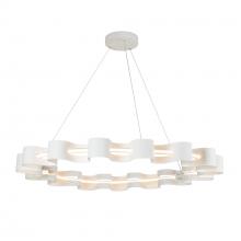  CH18035-AW - Nami 35-in Antique White LED Chandelier