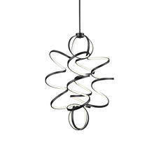  CH93941-BK - Synergy 41-in Black LED Chandeliers