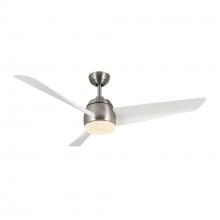  CF91954-BN/WH - Thalia 54-in Brushed Nickel/Matte White LED Ceiling Fan