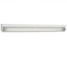  420536WH - Fluorescent Under Cabinet Strip Light with On/Off Switch and Power Cable