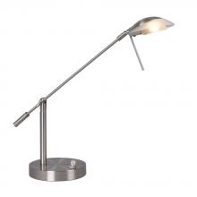  511065BN - Table Lamp - Brushed Nickel with Frosted Glass (Dimmable)