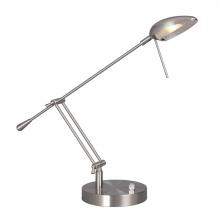  511095BN - Table Lamp - Brushed Nickel with Metal Shade (Dimmable)