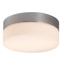  L612312CH007A2 - LED Flush Mount Ceiling Light - in Polished Chrome finish with Satin White Glass