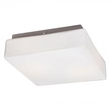  633500BN-213NPF - Flush Mount Ceiling Light - in Brushed Nickel finish with Satin White Glass