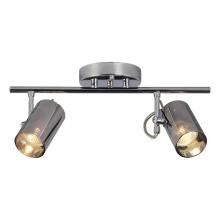  753232CH - 2-Light Track Light - in Polished Chrome finish with Chrome Mirrored Glass