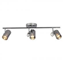  753233CH - 3-Light Track Light - in Polished Chrome finish with Chrome Mirrored Glass