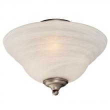  ES660335PT - Semi-flush Mount Ceiling Light - in Pewter finish with Marbled Glass