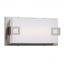  L719451BN-A - LED Bath & Vanity Light - in Brushed Nickel Finish with White Acrylic Lens (AC LED, Dimmable, 3000K)